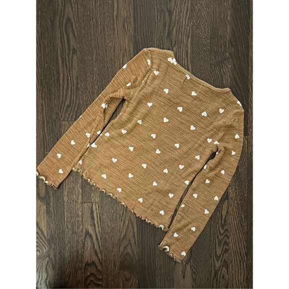 NEW OLD NAVY Girls M(8) Cozy Rib-Knit Long-Sleeve Printed Top BUY 2 GET 1 FREE - Picture 4 of 5